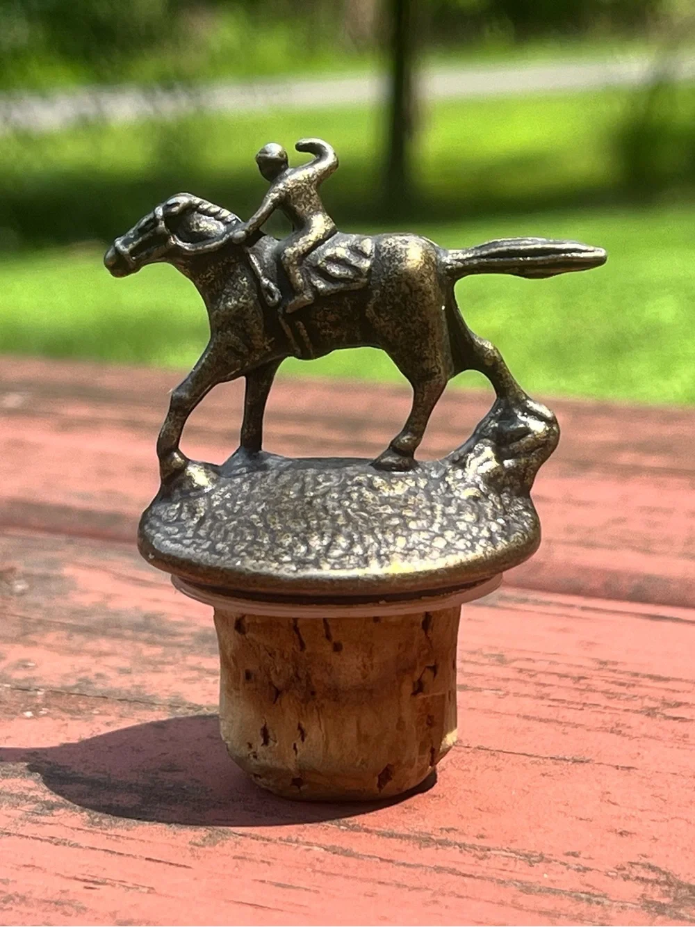 Blanton’s Bourbon Horse Bottle Stopper Letter S Collectible